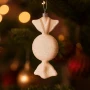 Cukierki - zawieszki plastikowe nietłukące 16 cm białe