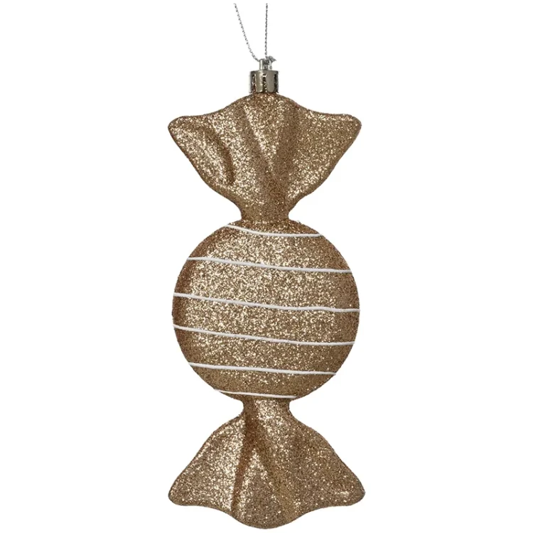 Cukierki złote - zawieszki plastikowe nietłukące 16 cm