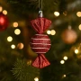 Czerwone Cukierki - zawieszki plastikowe nietłukące 11,5 cm