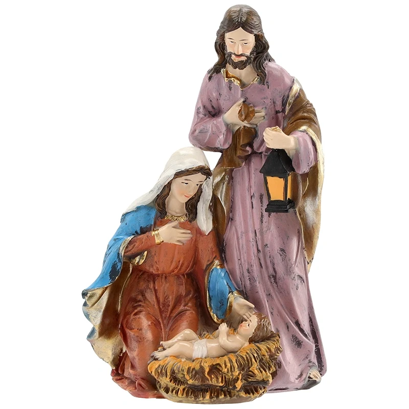 Szopka Bożonarodzeniowa - Święta Rodzina - 21 CM