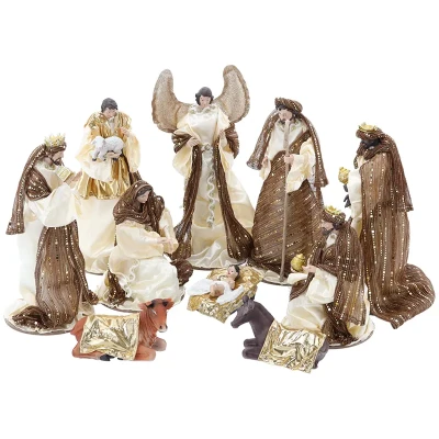 Szopka Bożonarodzeniowa - do 33cm kpl. 10 szt