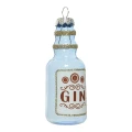 Alkoholowe butelki GIN - szklane zawieszki choinkowe