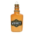 Alkoholowe butelki whisky - szklane zawieszki choinkowe