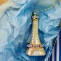 Wieża Eiffla- szklana zawieszka choinkowa 14 cm zastosowanie
