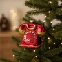 Klasyczny telefon - bombka szklana