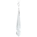 Szklane iryzowane sople choinkowe 12,5 cm fot 8