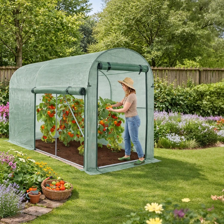Zielony tunel foliowy pod pomidory 3x1x2 m 04