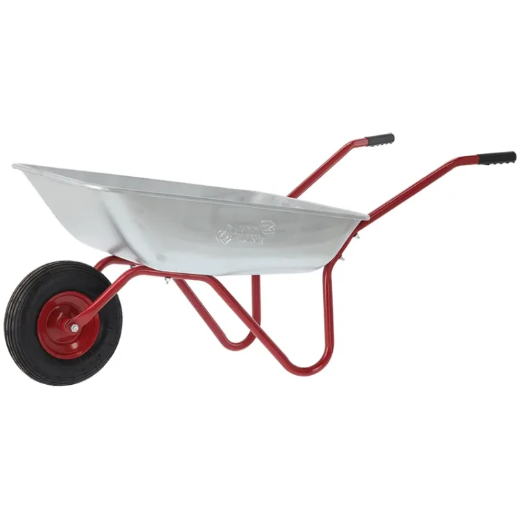 Taczki ogrodowe ocynkowane jednokołowe 120L 100kg