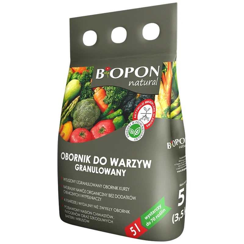 Obornik granulowany do warzyw 5 L