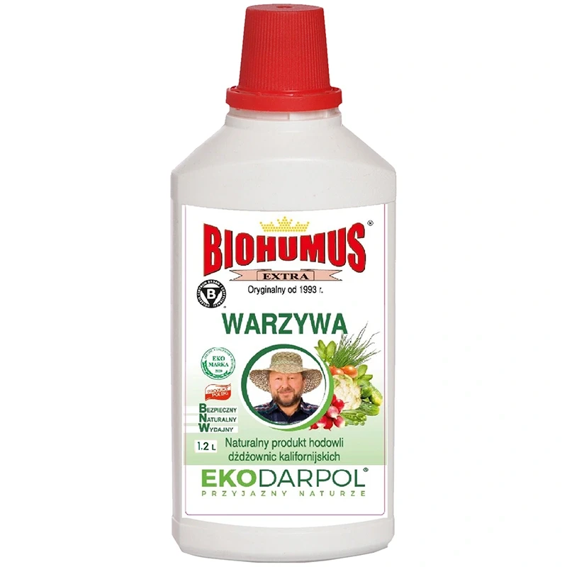 BIOHUMUS EXTRA - Ekologiczny nawóz w płynie do warzyw 1,2L