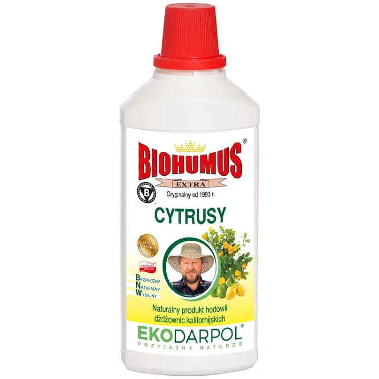 BIOHUMUS EXTRA - Ekologiczny nawóz w płynie do cytrusów 1L