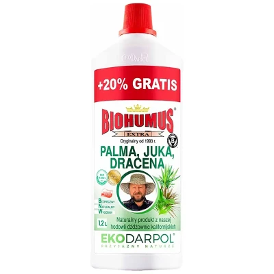 BIOHUMUS EXTRA - Ekologiczny nawóz w płynie do palm, juk i draceny 500 ML