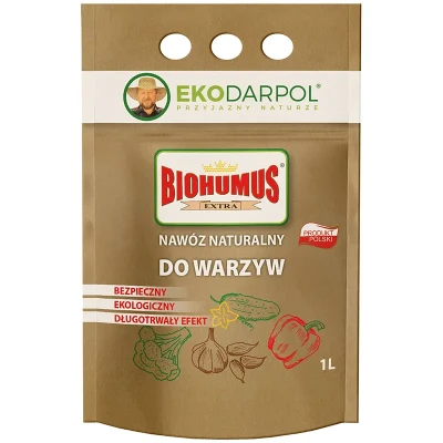 BIOHUMUS EXTRA - Ekologiczny sypki nawóz do warzyw 1L