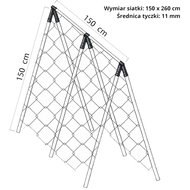 Stelaż ogrodowy do podtrzymywania roślin fot.11