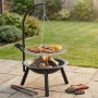 Grill wiszący z paleniskiem 55x100 cm