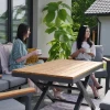 Aluminiowe Meble ogrodowe Zestaw wypoczynkowy sofa fotele stół pufa