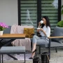 Aluminiowe Meble ogrodowe Zestaw wypoczynkowy sofa fotele stół pufa