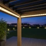 Pergola aluminiowa do ogrodu drewnopodobna 3x4x2,5m
