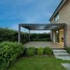 Pergola ogrodowa aluminiowa 3x4 z oświetleniem LED dach regulowany