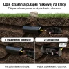 Tunelowa pułapka na krety z tworzywa do ogrodu 20 cm
