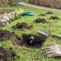 Tunelowa pułapka na krety z tworzywa do ogrodu 20 cm