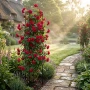 Stalowa pergola kolumnowa do roślin pnących PRIMO 160 cm