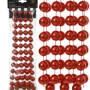 Girlanda XL - Czerwony łańcuch choinkowy 270 x 2 cm
