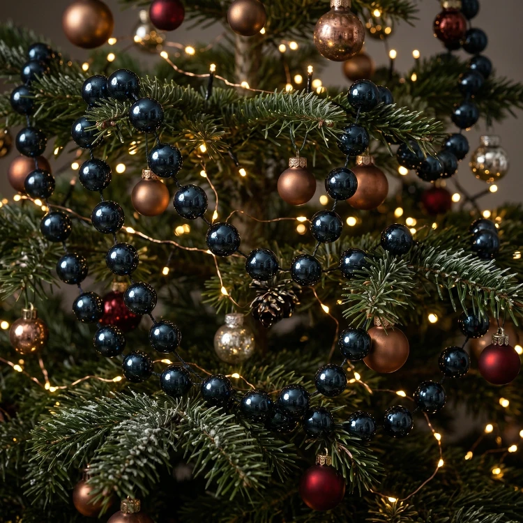 Girlanda XL - Granatowy łańcuch choinkowy 270 x 2 cm