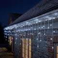 Kurtyna świetlna 175LED 7,5m zimny biały FLASH biały kabel