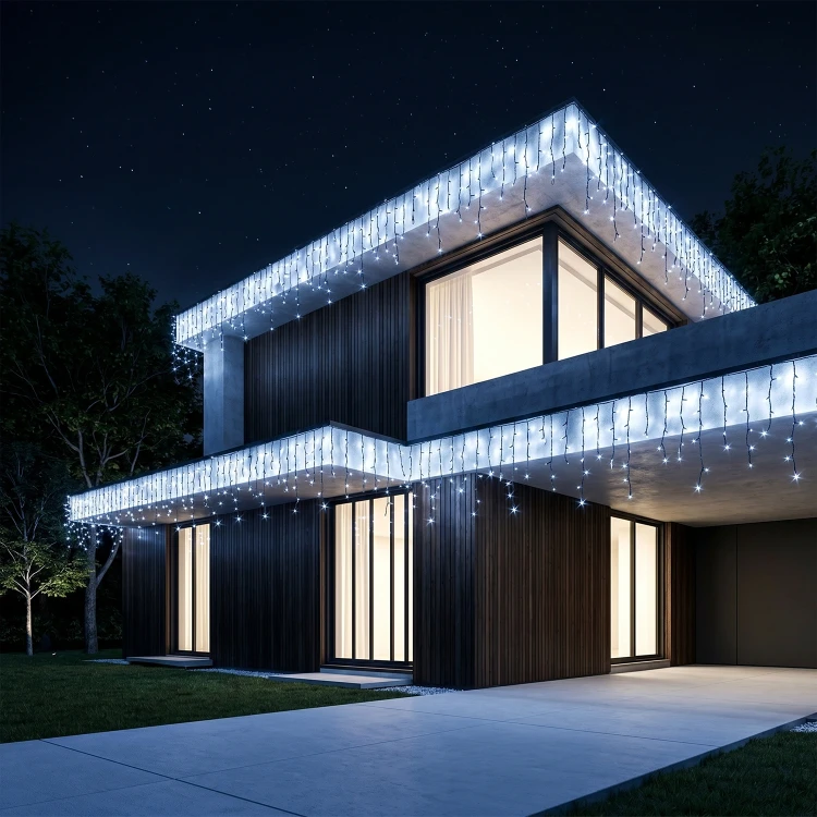 Zewnętrzna Kurtyna Świetlna Sople 259 LED IP44