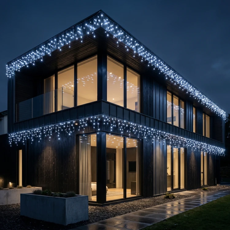 Zewnętrzna Kurtyna Świetlna Sople 259 LED IP44