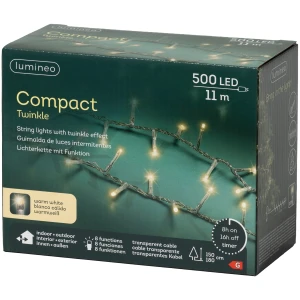 Zewnętrzne Lampki Choinkowe 1000 LED Ciepła Biały 22,5 m