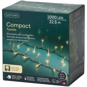 Lampki choinkowe 1000 LED 22,5 m Ciepły Biały IP44