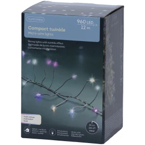 Lampki choinkowe wielokolorowe 960mLED 12 m IP44