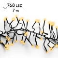 Lampki choinkowe CLUSTER TWINKLE 768LED 7m klasyczny ciepły