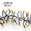 Lampki choinkowe CLUSTER TWINKLE 1128LED 10,5m klasyczny ciepły