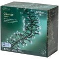 Lampki choinkowe CLUSTER TWINKLE 3000LED 28m zimny biały