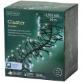Lampki choinkowe CLUSTER TWINKLE 1512LED 14m zimny biały