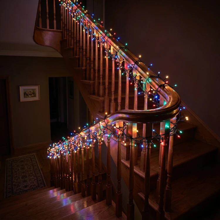 Lampki choinkowe CLUSTER TWINKLE 1512LED 14m wielokolorowe