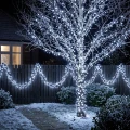 Lampki choinkowe CLUSTER TWINKLE 2040LED 19m zimny biały