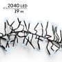 Lampki choinkowe CLUSTER TWINKLE 2040LED 19m zimny biały