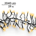 Lampki choinkowe CLUSTER TWINKLE 2040LED/19m klasyczny ciepły