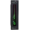 Zielony błyszczący szklany szpic choinkowy 26 cm