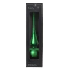 Zielony szklany szpic choinkowy 26cm matowy