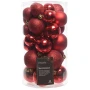 Czerwone bombki choinkowe 4-6 cm kpl. 30 szt. (id: 5536)