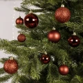 Czerwone bombki choinkowe 4-6 cm kpl. 30 szt. (id: 5536)