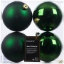 Bombki choinkowe ciemnozielone 10 cm 4 szt. KAEMINGK 022187
