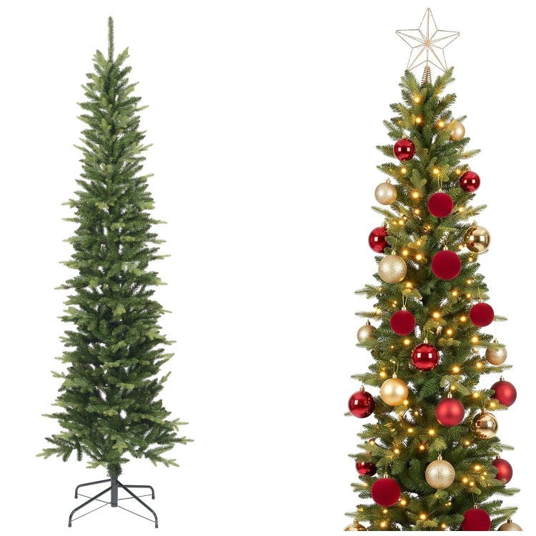 Choinka sztuczna PE/PVC jodła smukła 300 cm zielona KAEMINGK 689758
