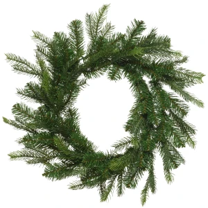 Zielony wieniec na drzwi PE/PVC 80 cm KAEMINGK 680861