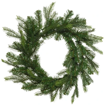 Zielony wieniec na drzwi PE/PVC 80 cm KAEMINGK 680861